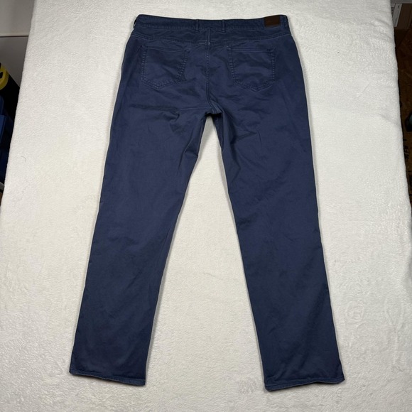 Peter Millar Pants Mens 40 Navy Blue Five Pocket Chino Golf Casual Flat Front - Picture 7 of 16